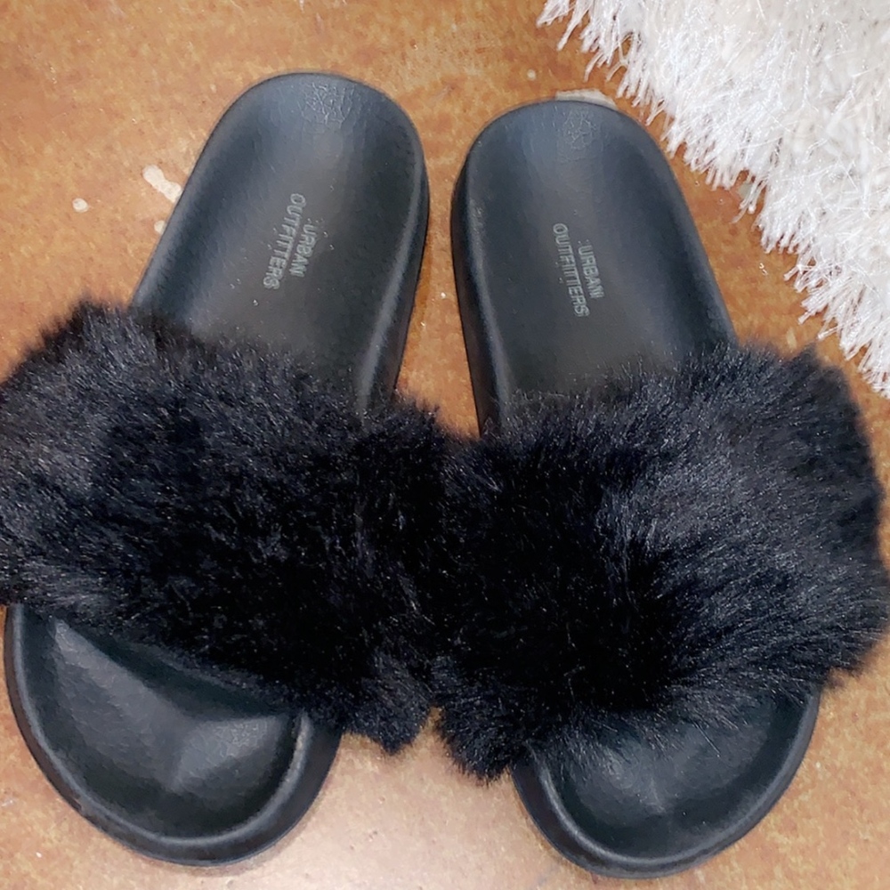 Black Fur Slides